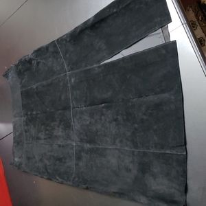 Genuine Suede Leather Skirt